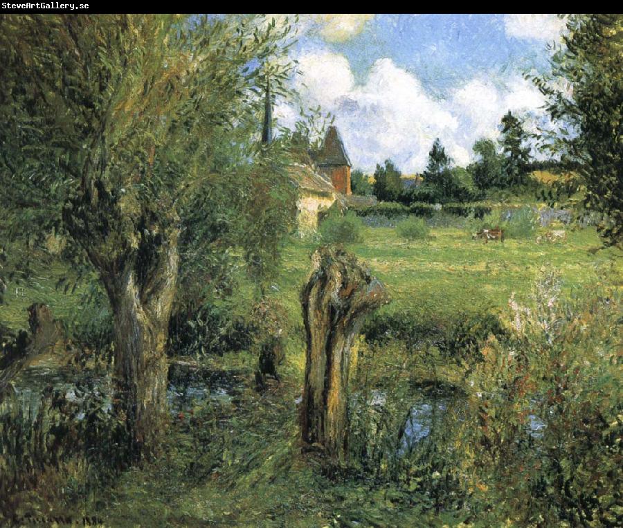 Camille Pissarro the riparian